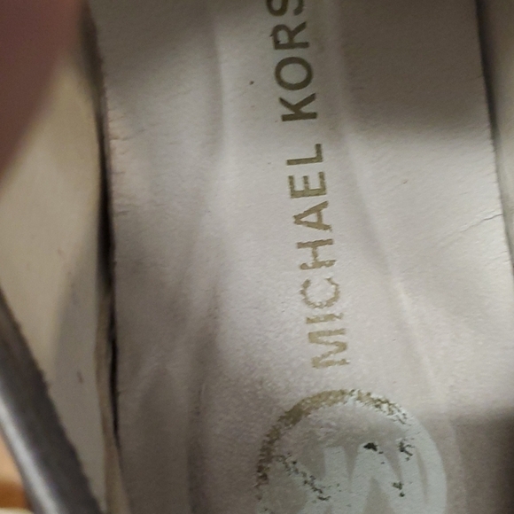 Michael Kors Leather Upper Sneakers SZ 8M - Picture 6 of 8
